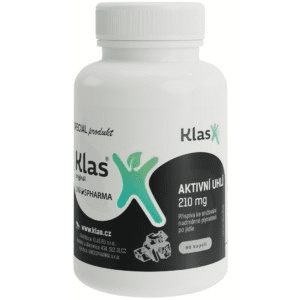 Klas Aktivní uhlí 210 mg 90 kapslí obraz