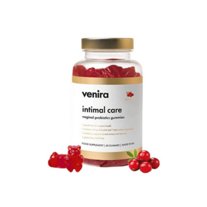 Venira Intimal care - vaginal probiotics gummies - brusinka 60 ks obraz