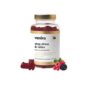 Venira Stop stress & relax - stress no more gummies - lesní plody 60 ks obraz