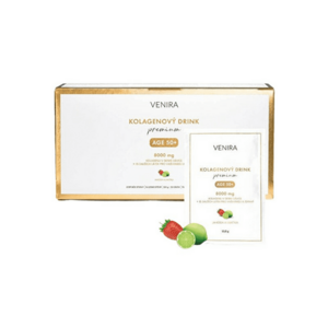 Venira Kolagenový drink pro vlasy, nehty a pleť 50+ - jahoda a limetka, 30 x 10, 8 g obraz