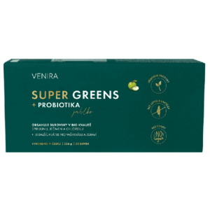 Venira Super Greens + probiotika jablko 336 g obraz