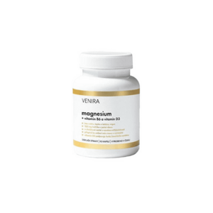 Venira Magnesium s vitaminem B6 a vitaminem D 90 kapslí obraz