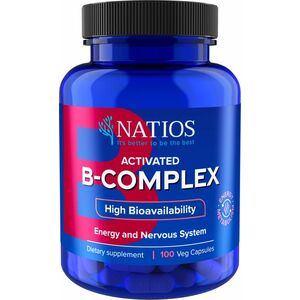 Natios Activated B-Complex - Aktivní formy vitamínů B 100 veganských kapslí obraz