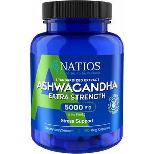 Natios Ashwagandha extract 5000 mg 90 veganských kapslí obraz