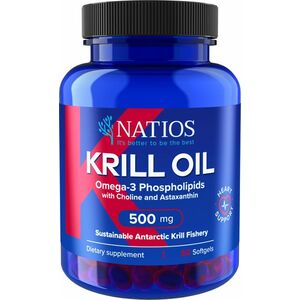 Natios Olej z antarktického krilu s astaxantinem 500 mg 60 kapslí obraz