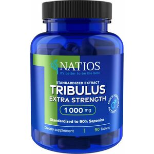 Natios Tribulus Extract 90% saponins 1000 mg 90 veganských tablet obraz