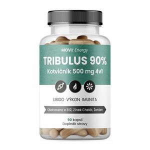 MOVit Energy Tribulus 90% Kotvičník 500 mg 4v1, 90 kapslí obraz