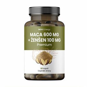 MOVit Energy Maca 600 mg + Ženšen 100 mg, 90 kapslí obraz