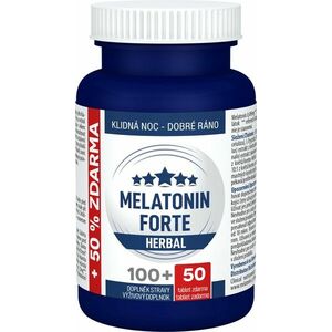 Clinical Melatonin Forte Herbal 100 + 50 tablet obraz