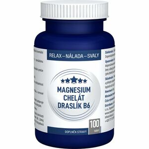 Clinical Magnesium chelát + Draslík B6 100 tablet obraz