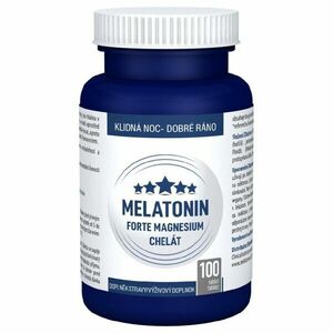 Clinical Melatonin Forte Magnesium chelát 100 tablet obraz