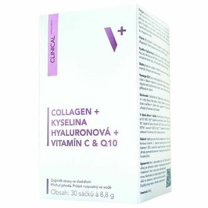 Clinical Collagen + kyselina Hyaluronová + vitamín C + Q10 30 sáčků x 8.8 g obraz