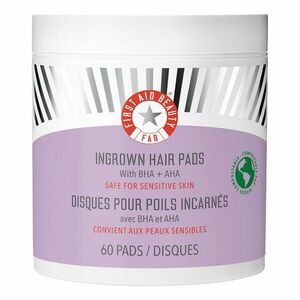 FIRST AID BEAUTY - Ingrown Hair Pads – Kompostovatelné tamponky na zarostlé chloupky, 60 ks obraz