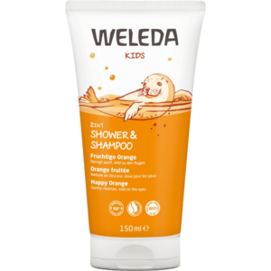 WELEDA Sprchový krém a šampon 2v1 Šťastný pomeranč 150 ml obraz