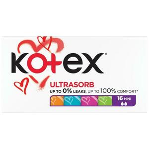 KOTEX® Tampony Ultra Sorb Mini 16 ks obraz