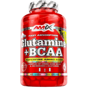 AMIX L-Glutamine + BCAA 360 kapslí obraz