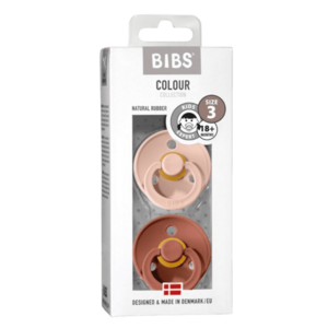 BIBS Barevné savičky z přírodního kaučuku - , velikost 3, Woodchuck/Blush 2 ks obraz