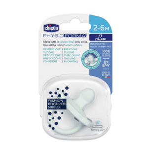 CHICCO Dudlík Physio Luxe 2-6m green obraz