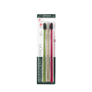 SWISSDENT Profi Colours Soft-Medium COOL Zubní kartáčky 3 ks obraz