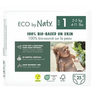 ECO BY NATY Plenky Naty Newborn 2 - 5 kg, 25 ks obraz