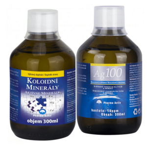 PHARMA ACTIV Koloidní minerály 300 ml + Ag100 10ppm 300 ml 2 ks obraz