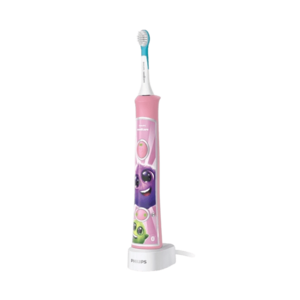 PHILIPS SONICARE Sonický elektrický zubní kartáček dětský s bluetooth růžový HX6352/42 obraz