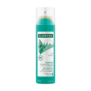 KLORANE Suchý šampon s kopřivou & vitamínem E na mastné vlasy 150 ml obraz