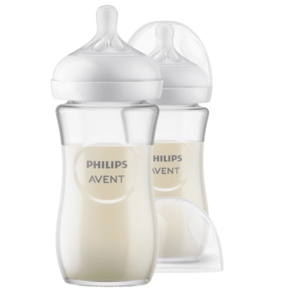 PHILIPS AVENT Láhev Natural Response skleněná 1m+, 2 x 240 ml obraz
