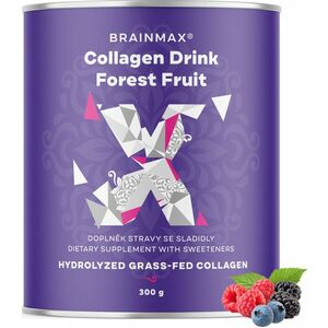 BRAINMAX Kolagen nápoj, lesní ovoce 300 g obraz