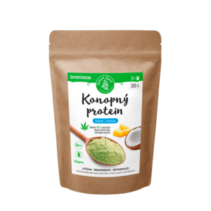 ZELENÁ ZEMĚ Konopný protein, Kokos s ananasem 500 g obraz