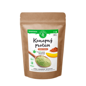 ZELENÁ ZEMĚ Konopný protein kakao s banánem 500 g obraz