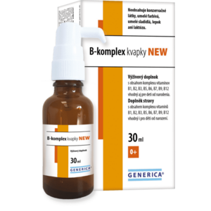 GENERICA B-komplex kvapky NEW 30 ml obraz