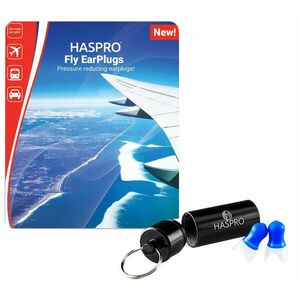 HASPRO Fly špunty do uší pro cestovatele 1 pár 2 ks obraz