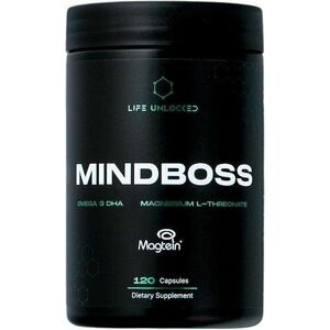 LIFEUNLOCKED MindBoss = Magtein & Omega 3 DHA 90 kapslí obraz