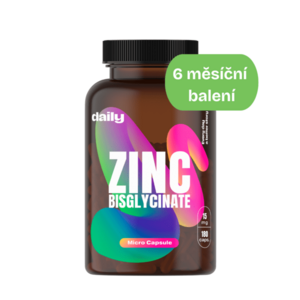 DAILY Zinc Bisglycinate 180 kapslí obraz
