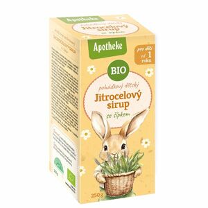 APOTHEKE sirup dětský Jitrocelový se šípkem BIO 250 g obraz