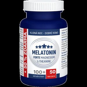 CLINICAL NUTRICOSMETICS Melatonin Forte Magnesium L-Theanine 150 tablet obraz
