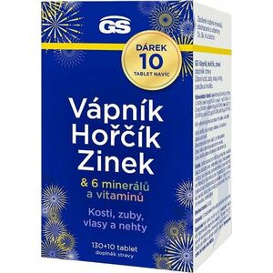 GS Vápník, hořčík, zinek 140 tablety obraz