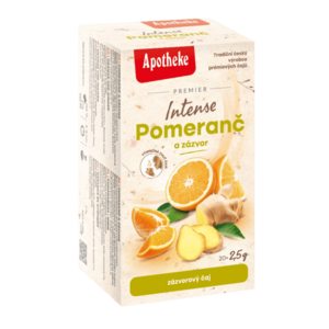 APOTHEKE Čaj pomeranč a zázvor Intense 20 x 2.5 g obraz