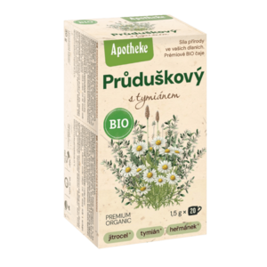 APOTHEKE BIO čaj průduškový s tymiánem 20 x 1.5 g obraz