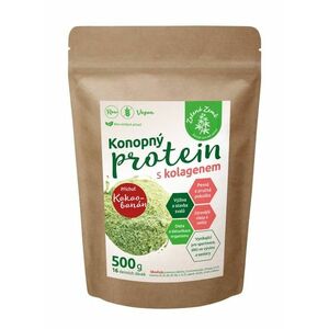 ZELENÁ ZEMĚ Konopný protein s kolagenem 500 g obraz