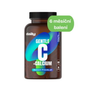 DAILY Gentle C + Calcium 180 kapslí obraz