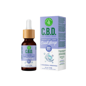 ZELENÁ ZEMĚ C.B.D. Konopné kapky s BCP Good sleep 30 ml obraz