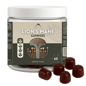 HROTLIFE Gumové bonbóny s výtažkem z Lion´s mane s malinovou příchutí 60 kapslí obraz