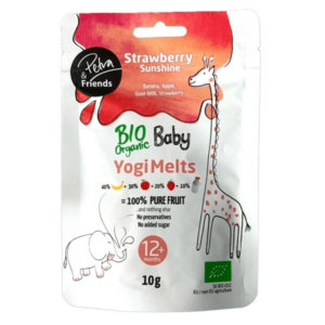 PETRA & FRIENDS BIO Ovocné smoothie kousky sušené mrazem s jahodami a kozím mlékem 10 g obraz