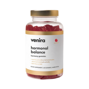 VENIRA hormonal balance - medvídci pro hormonální rovnováhu malina 60 ks obraz