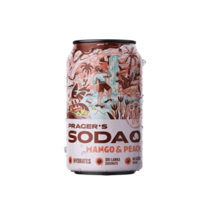 PRAGER'S Soda Mango&Peach 330 ml obraz