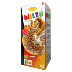 NORDCRUNCH Milzu BIO Cereální kuličky s medem 150 g obraz