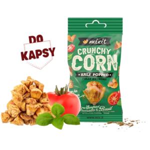 MIXIT Crunchy corn do kapsy - Rajče & bazalka 40 g obraz