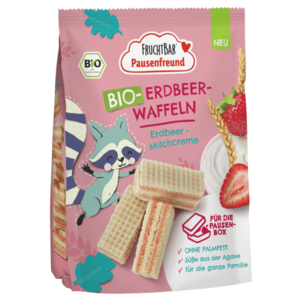 FRUCHTBAR BIO Waflové sušenky s jahodami 100 g obraz